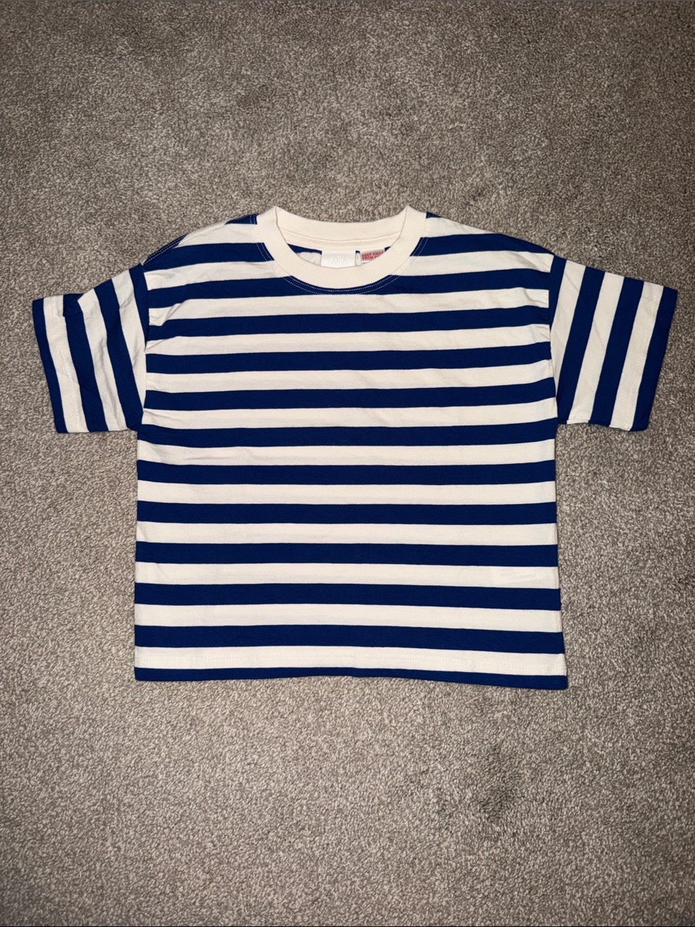 ZARA Classic Blue & White Striped Kids Tee